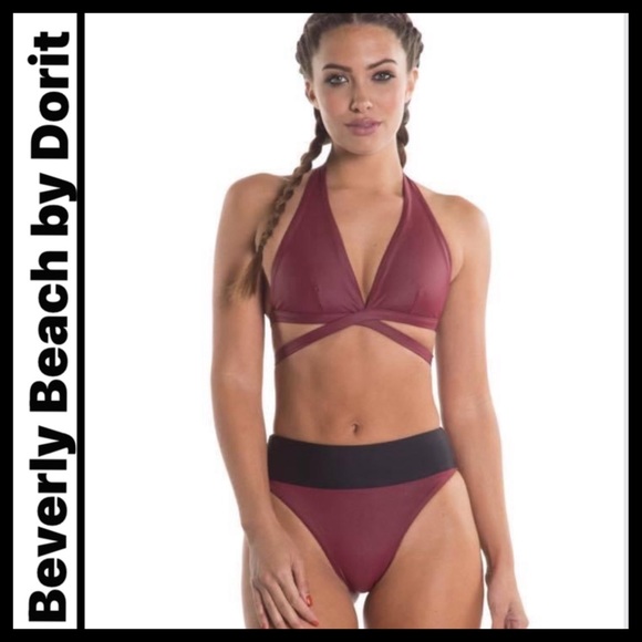 NWT Beverly Beach Kyle Cranberry Bottoms - Picture 3 of 11